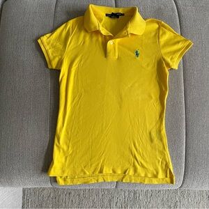 Ralph Lauren Sport Slim Fit Yellow Polo Shirt
